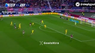 Santiago Castro Goal Bologna Vs Atalanta 10 All Goals Analysis amp Highlights Result [upl. by Brenden576]