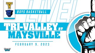 LIVE MVL Boys Basketball  TriValley at Maysville Feb 9 2024 [upl. by Dukey]