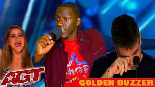 GOLDEN BUZZERIncredible Worship Performance on Americas Got Talent Brings Simon Cowell to Tears [upl. by Sucirdor642]