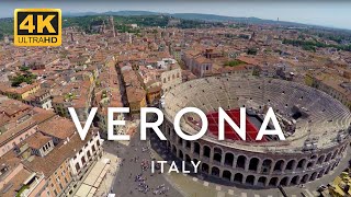 VERONA Italy  Aerials in UHD 4K 🇮🇹 [upl. by Girand]