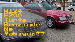 W124 Mercedes E200 M111 Tüpde ve Benzinde Ne Yakıyor [upl. by Yeca918]