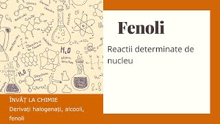 FENOLI  Proprietati chimice reactii determinate de nucleu [upl. by Hallerson638]