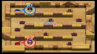 Wii Play Tanks  2 Player Gameplay [upl. by Hserus]