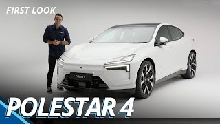 2024 Polestar 4 Walkround  Up close and personal with sleek new midsize electric SUV [upl. by Nnaira]