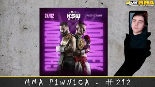 MMA Piwnica 212 feat Oskar Dela  KSW Epic  Czego możemy się spodziewać  Khalidov vs Adamek [upl. by Eidassac]