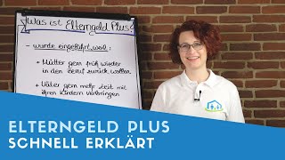 ▶ Was ist Elterngeld Plus [upl. by Modnarb103]