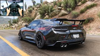 1156HP Hennessey Camaro Exorcist  Forza Horizon 5  Thrustmaster T300RS gameplay [upl. by Idarb794]