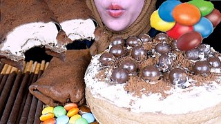 ASMR CHOCOLATE CAKE  POCKY DOUBLE CHOCO  CHOCOLATE CHA CHA [upl. by Omero]