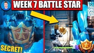 Fortnite SECRET BATTLE STAR WEEK 7 SEASON 7 LOCATION Fortnite Season 7 Challenges [upl. by Nnylhtak]