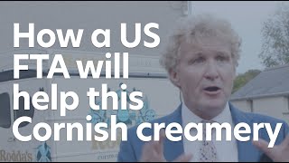 How a US free trade agreement will help this Cornish creamery [upl. by Bender]