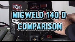 LINCOLN POWER MIG WELD PAK 140 VS LONGEVITY MIGWELD 140 REVIEW AND COMPARISON  PART 2 [upl. by Nemzzaj94]