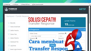 Langkah Buat Transfer Response Simulasi ANBK 2021  PART 3 [upl. by Nibor]