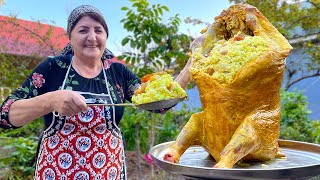 Ultra Delicious Pilaf Inside Giant Lamb Grandmas Recipe is a Flavor Explosion [upl. by Ettie]