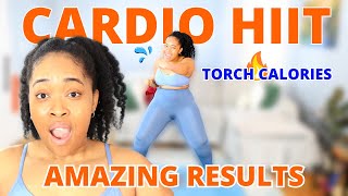 25 Min Fat Burning Cardio HIIT Workout for Beginners Full Body SWEAT  NO REPEATS [upl. by Modnarb976]