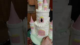 كيك على شكل قصر 💒cake cakerecipe قصر قصص قصة الجزائر الامارات كيك cookies وصفات [upl. by Llener]