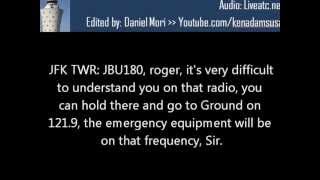 Jetblue A320 Takes Lightning Strike at JFK ATC Recording [upl. by Adnalu]