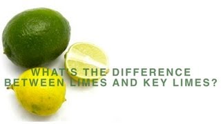 quotWhats The Difference Between Limes and Key Limesquot [upl. by Lomasi265]