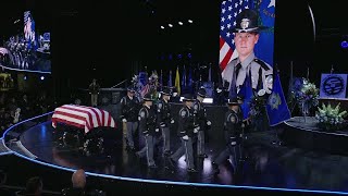 Procession and memorial service for fallen Nevada State Police Sgt Michael Abbate [upl. by Jacky]