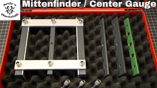 Mitte finden ohne messen  Mittenfinder Center Gauge – diy [upl. by Meyers]