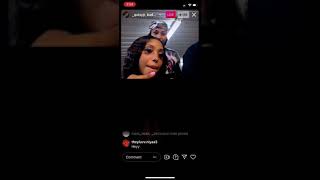 BADAZZFLO LIVE WITH SOME BADDIES  DOLLHOUSE CALLED HIM OUT❤️🔐 badazzflo kiannaj instagramlive [upl. by Claudetta120]