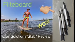 Fliteboard upgrade gear by Efoil Solutions Fuselage Review…AMAZING [upl. by Hsiekal]