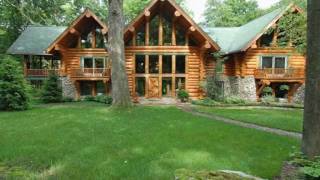 For Sale Beautiful Log Cabin Located in Deer Lake Ohiopyle PA [upl. by Macomber121]