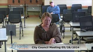 May 28th 2024 Laramie Wyoming  City Government Live Stream [upl. by Ehcadroj695]