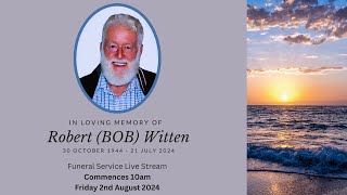 Funeral Service Live stream for Revd Bob Witten [upl. by Nahtanhoj820]