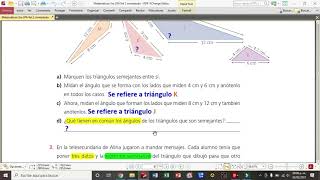 Tema 15 Sesión 4 Polígonos semejantes 2 [upl. by Aratahs]