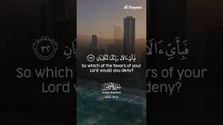 Surah ArRahman  سورة الرحمن  Magical Voice  Ayah 2933  Al Bayaan  shortsvideo [upl. by Storfer903]