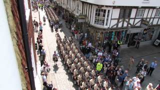 5 Scots marching into Canterbury Cathedral [upl. by Anpas393]