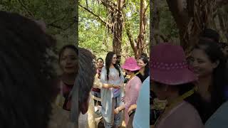 Himanshi Parashar aka Sahiba gets mobbed by fans on the set of Teri Meri Doriyaann  SBB [upl. by Magulac21]