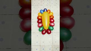 HBD Big Yellow Various Water Colors balloon ​ Pop Balloons Reversing ASMR balloonpopping [upl. by Lahey]