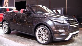 Range Rover Evoque Convertible  2012 Geneva Motor Show [upl. by Ylas]