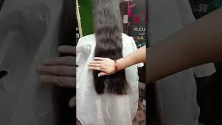 long hair trimming hairstyle humayusufmakeupartist963 [upl. by Ahsinahs361]