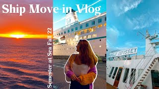 SHIP MOVEIN VLOG  semester at sea fall 2022 [upl. by Hiram]