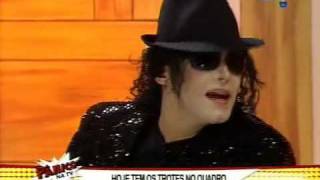 Pânico Na TV Marília Gabi Gabriherpes com Michael Jackson 05 07 09 [upl. by Kcirnek]