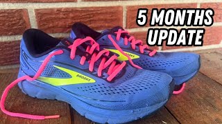 5 Months of Wearing Brooks Trace 2 Shoes as My Every Day Wear  Product Review [upl. by Nitsrik]