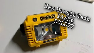 NEW Dewalt DCL077 Compact Task Light First look [upl. by Sokul]