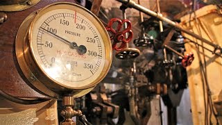 Steamship Engine Room Onboard Shieldhall In Rough Seas  August 2018 [upl. by Arym]