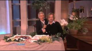 Ellen Scare David Spade again 20100301 [upl. by Converse]