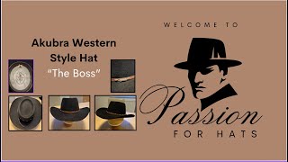 Akubra The Boss Western Style Hat [upl. by Feld]