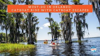 Catboat Ride with Catboat Escapes One of the Best Things to Do in Orlando [upl. by Nodnarb884]