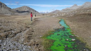 Hydrogéologie  Traçage à la fluoresceïne de la perte du lac de Lignin [upl. by Rodriguez581]