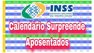 INSS Calendário de Pagamentos do INSS Surpreende Aposentados [upl. by Kary]