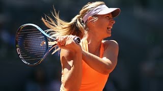 2017 Mutua Madrid Open First Round  Maria Sharapova vs Mirjana LucicBaroni  WTA Highlights [upl. by Iruyas]