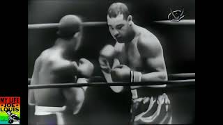 AI Joe Louis Narrates Ezzard Charles fight [upl. by Atiugal]