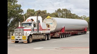 Mammoets Heavy Haulage in Australia [upl. by Aynav311]