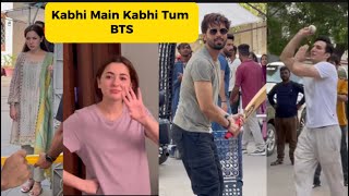 Kabhi Main Kabhi Tum Episode 17  Hania amir  Fahad Mustafa  behind the scenes  ARY digital drama [upl. by Ytsirhk]