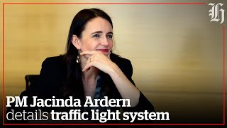 PM Ardern on how NZ will look under the traffic light system  nzheraldconz [upl. by Allemrac120]